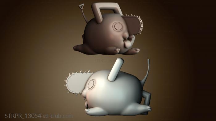 Статуэтки упрощенные Почита Человек бензопила