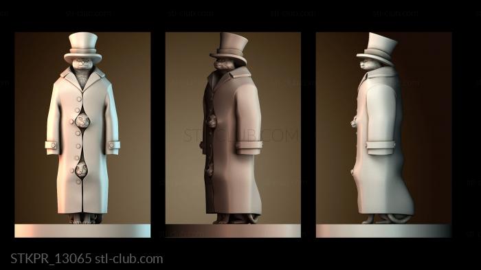 Статуэтки упрощенные Совершенно обычный простолюдин в красивой шляпе.