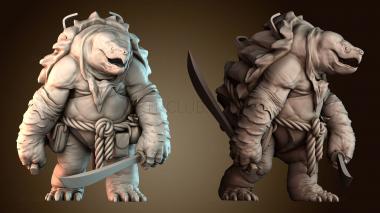 3D модель Двойной меч Тортл (STL)