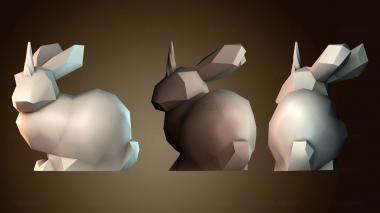 3D модель Кролик единорог (STL)