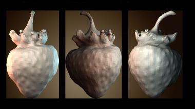 3D модель Клубника (STL)