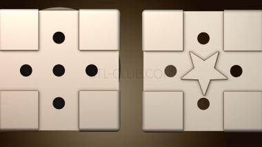 3D модель Рождественский подсвечник (STL)