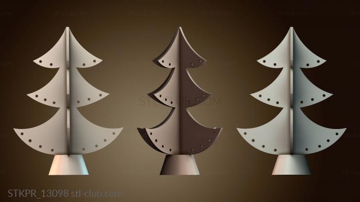 Статуэтки упрощенные Рождественская елка