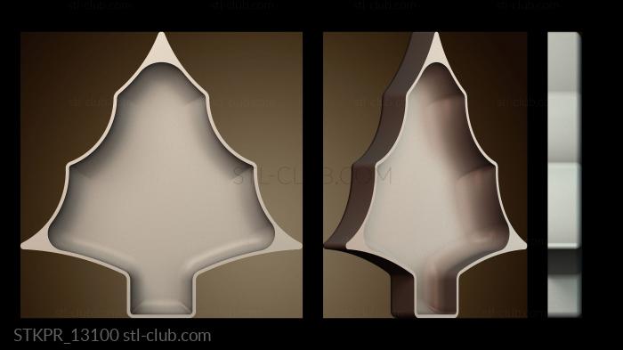 Статуэтки упрощенные Тарелка для рождественской елки