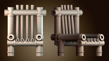 3D модель Бамбуковый стул (STL)