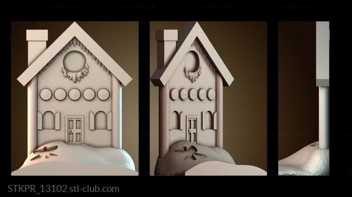 Статуэтки упрощенные Имбирный пряничный домик