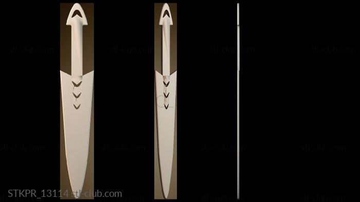 Статуэтки упрощенные Метательный нож
