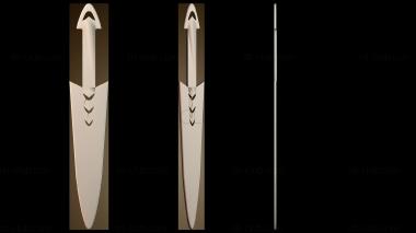 3D модель Метательный нож (STL)