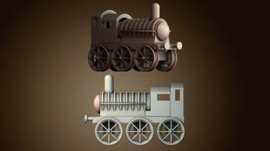 3D модель Игрушечный поезд (STL)