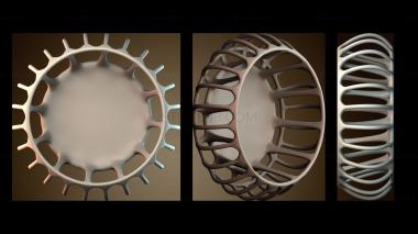 3D модель Легко моющаяся фруктовая чаша с ягодами (STL)