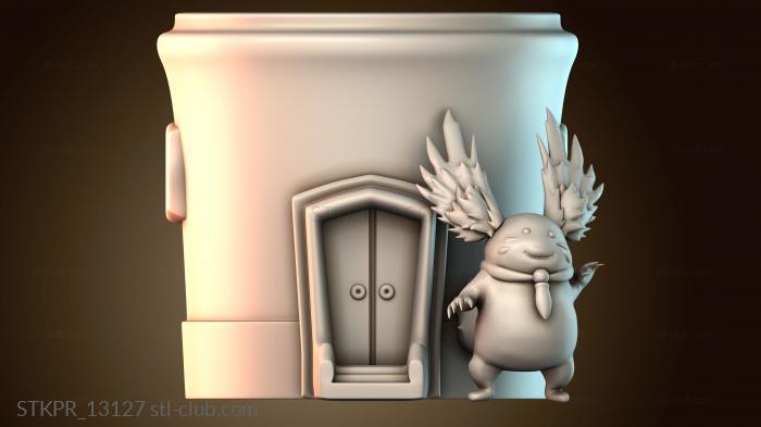 Статуэтки упрощенные Цветочный горшок «Сказочная фантазия»