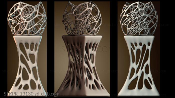 Статуэтки упрощенные Большое украшение для лампы из органических материалов