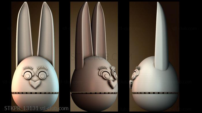 Статуэтки упрощенные Пасхальный кролик