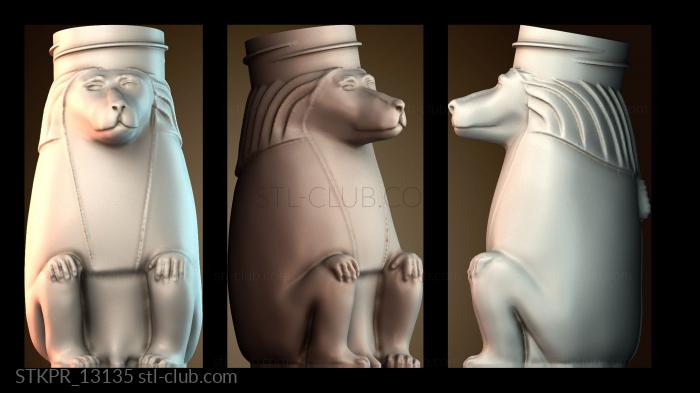 Статуэтки упрощенные Обезьянка в шляпе из бутылочной крышки