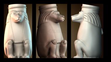 3D модель Обезьянка в шляпе из бутылочной крышки (STL)