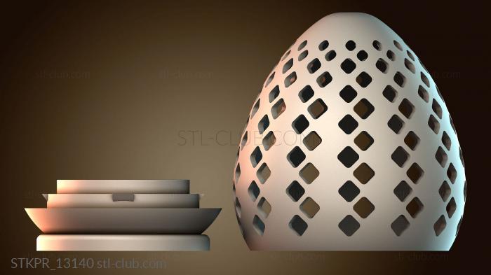 Статуэтки упрощенные Пасхальное яйцо Электрический подсвечник