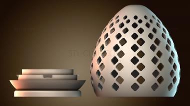 3D модель Пасхальное яйцо Электрический подсвечник (STL)