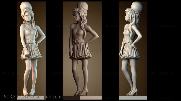 Статуэтки упрощенные Эми Джейд Уайнхаус