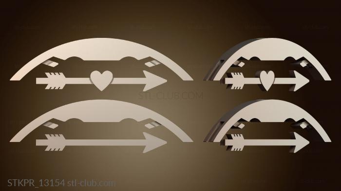 Статуэтки упрощенные Лук и стрелы