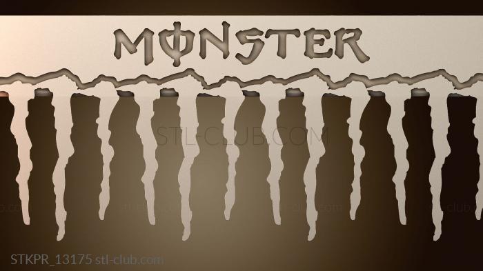 Статуэтки упрощенные Монстр гребень