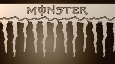 3D модель Монстр гребень (STL)