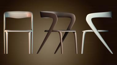 3D модель Стул номер семь (STL)