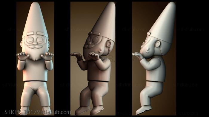 Статуэтки упрощенные Горшечный гном