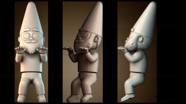 3D модель Горшечный гном (STL)