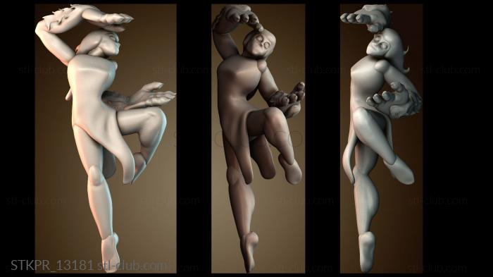 Статуэтки упрощенные Монах перевертыш