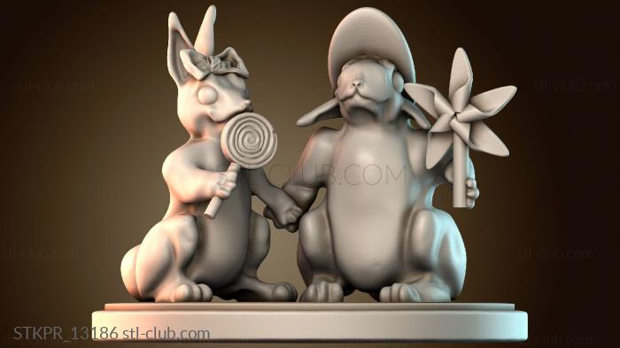Статуэтки упрощенные Банни фолк