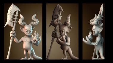 3D модель Демон (STL)