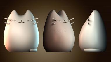 3D модель Кот Пушин (STL)