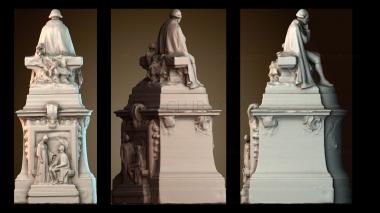 3D модель Основатель учения об эволюции в Ботаническом саду Парижа (STL)