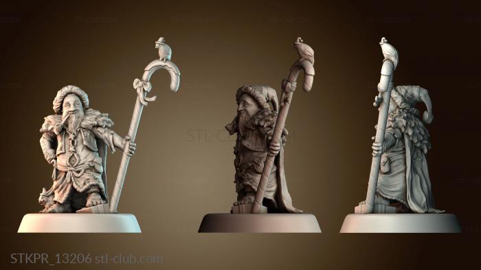 Статуэтки упрощенные Санта отшельник