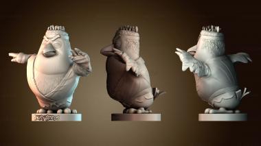 3D модель Стив Angry birds (STL)