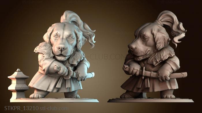 Статуэтки упрощенные Золотистый ретривер Ронин