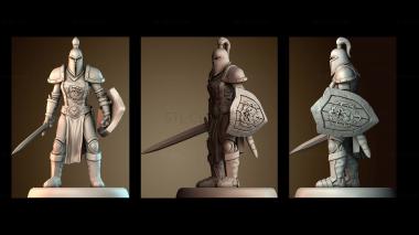 3D модель Охранница женского пола (STL)