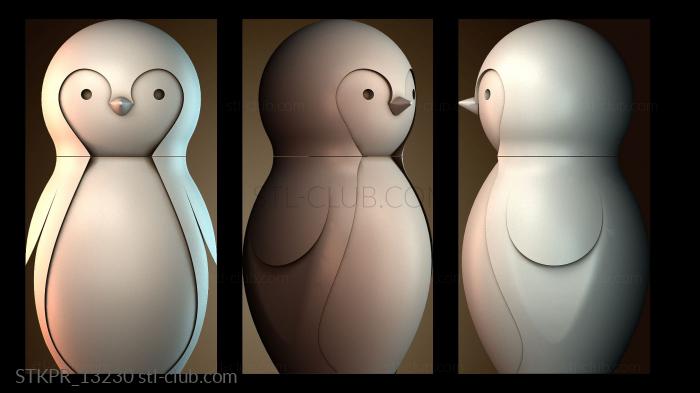 Статуэтки упрощенные Пингуин