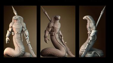 3D модель Алебарда Юань Ти (STL)