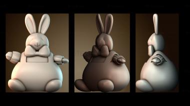 3D модель Мяч зайчик (STL)