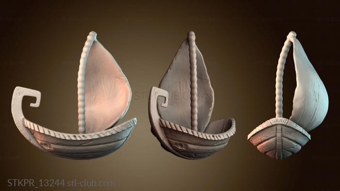 Статуэтки упрощенные Стилизованный парусник