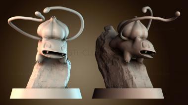 3D модель Бульбазавр Покемон (STL)