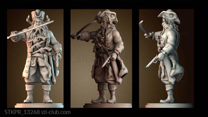 Статуэтки упрощенные Черная Борода Промо Проклятых Пиратов