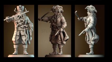 3D модель Черная Борода Промо Проклятых Пиратов (STL)