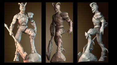 3D модель Кровавые девы (STL)