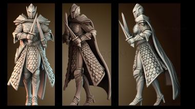 3D модель Двойной кинжал Эльфы Ходьба (STL)