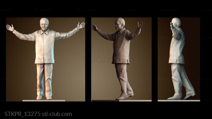 Статуэтки упрощенные Нельсон Мандела в Претории, Южная Африка