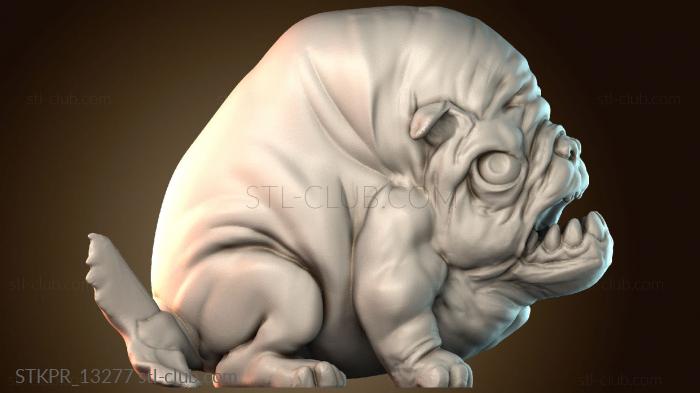 Статуэтки упрощенные Собака пиранья