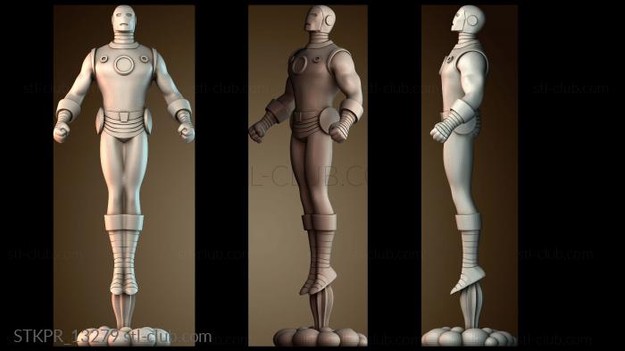 Статуэтки упрощенные Классический полет Железного человека