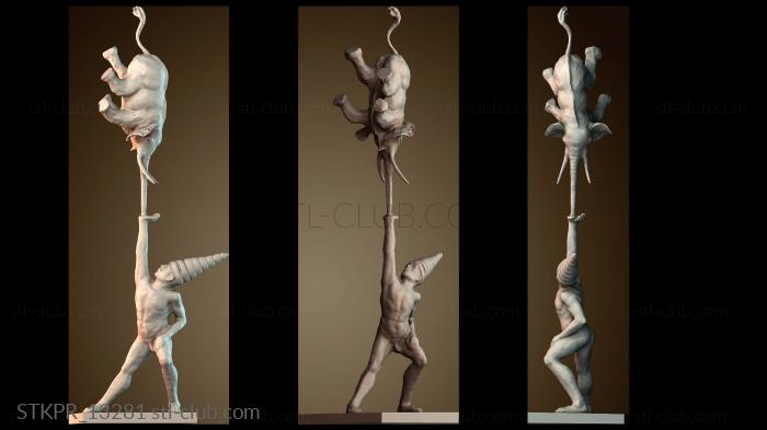 Статуэтки упрощенные Dunamis на Парк лейн, Лондон